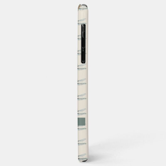 AANGEPAST INITIAAL & NAAM DRAGONFLY PATTERN Case-Mate iPhone CASE (Achterkant/links)