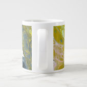 Aangepast Initiaal/naam voor meerdere kleuren met  Grote Koffiekop (Achterkant)