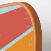 Aangepast Initiaal Retro Sloth Sunset Pickleball Paddle (Links Detail)