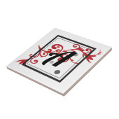 Aangepast Initiaal Tegeltje (Zijkant)