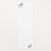 Aangepast Initiaal voor persoonlijke naam bevestig Yogamat (Voorkant)