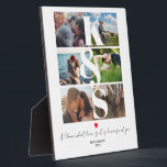 Aangepast Initiaal voor persoonlijke paren Foto Co Fotoplaat<br><div class="desc">Aangepast Initiaal voor persoonlijke paren Foto Collage</div>
