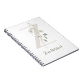 Aangepast Initiaal Z met zacht Notitieboek voor kl (Rechterzijde)