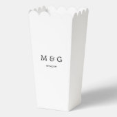 Aangepast Initialen en Datum Symbool van Liefde Po Bedankdoosjes (Voorkant)