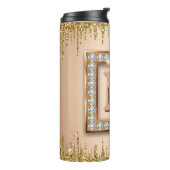 Aangepast Initialen Naam Design ✨ Thermosbeker (Gedraaid links)