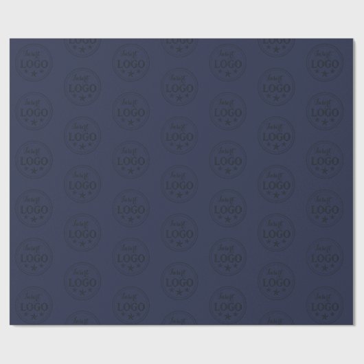 Aangepast inpakpapier met uw logo-ontwerp (Vlak)