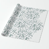 Aangepast inpakpapier | Silver & Holiday Design (Uitgerold)