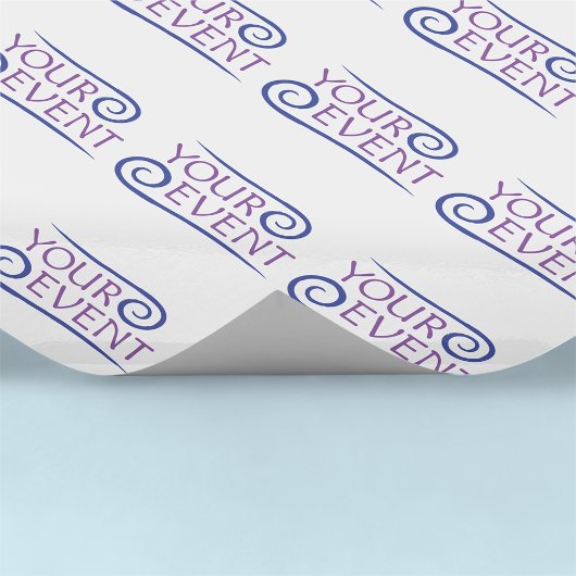 Aangepast Inpakpapier voor evenementen Logo merk