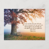 Aangepast Inspirerend bijbelvers uit de Bijbel Isa Briefkaart (Voorkant)