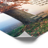 Aangepast Inspirerend bijbelvers uit de Bijbel Isa Poster (Hoek)