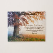 Aangepast Inspirerend bijbelvers uit Isaiah 41:10 Legpuzzel (Horizontaal)