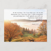 Aangepast Inspirerend bijbelvers uit Isaiah Briefkaart (Voorkant)