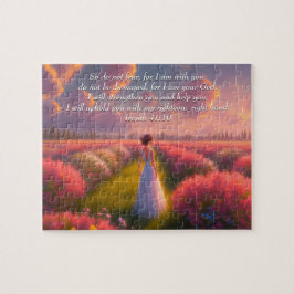 Aangepast Inspirerend bijbelvers uit Isaiah Legpuzzel