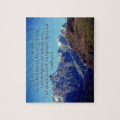 Aangepast Inspirerend bijbelvers uit Isaiah Legpuzzel (Verticaal)