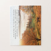 Aangepast Inspirerend bijbelvers uit Isaiah Legpuzzel (Verticaal)