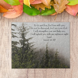 Aangepast Inspirerend bijbelvers uit Isaiah Legpuzzel