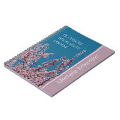 Aangepast Inspirerend BLOSSOM WAAR GEPLANTEERD Flo Notitieboek (Linkerzijde)