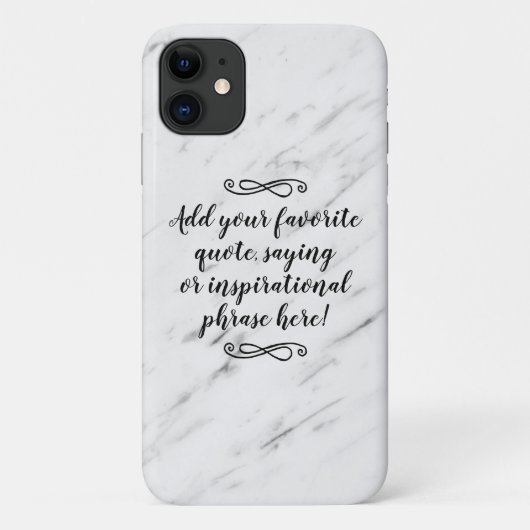 Aangepast Inspirerend citaatwoordscript Case-Mate iPhone Case (Achterkant)
