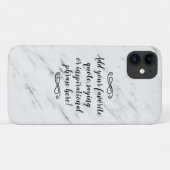 Aangepast Inspirerend citaatwoordscript Case-Mate iPhone Case (Achterkant (horizontaal))