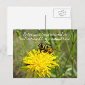 Aangepast Inspirerend Motivatie Dandelion Briefkaart (Voorkant / Achterkant)