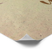 Aangepast inspirerend prijsbalkstrand poster (Hoek)