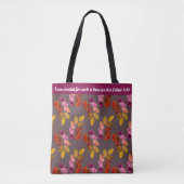 Aangepast Inspirerend prijsopgave/bericht/naam Tote Bag (Voorkant)