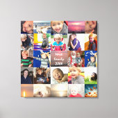 Aangepast installagram Fotocollage Canvas Afdruk (Voorkant)