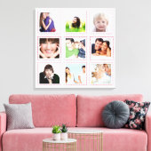 Aangepast installagram Fotocollage Canvas Afdruk (Insitu (Woonkamer))