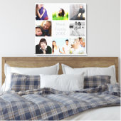 Aangepast installagram Fotocollage Canvas Afdruk (Insitu (Slaapkamer))