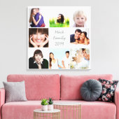 Aangepast installagram Fotocollage Canvas Afdruk (Insitu (Woonkamer))