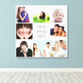 Aangepast installagram Fotocollage Canvas Afdruk (Insitu (Houten vloer))