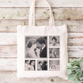 Aangepast installagram fotocollage tote bag