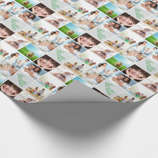 Aangepast installagram fotopapier cadeaupapier (Hoek)