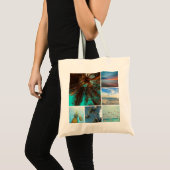 Aangepast installagram Foto's 6 Foto Collage Canva Tote Bag (Voorkant (product))