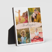 Aangepast installatienaam Instagram Photo Collage Fotoplaat (Voorkant)