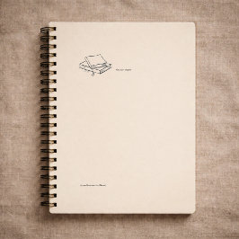 Aangepast introvert stilte geschenk notitieboek