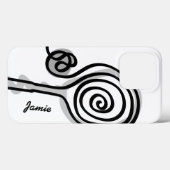 Aangepast iPhone 13 Pro-Hoesje met tennisracketkun Case-Mate iPhone Case (Achterkant (horizontaal))