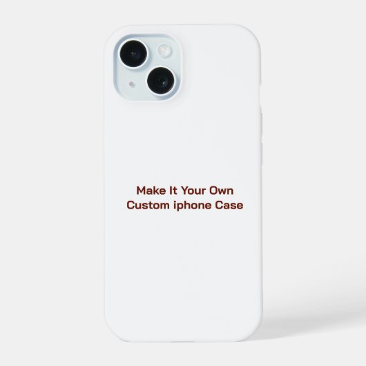 Aangepast iPhone 15 case (Achterkant)