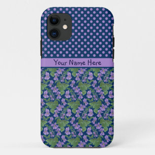 Aangepast iPhone 5/5s Hoesje, Violets en poolpunte Case-Mate iPhone Case