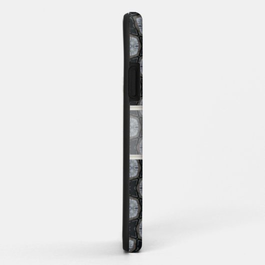 Aangepast Iphone Black Grey hoesje (Achterkant/rechts)