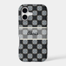 Aangepast Iphone Black Grey hoesje
