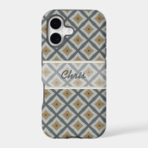Aangepast Iphone Brown Grey hoesje