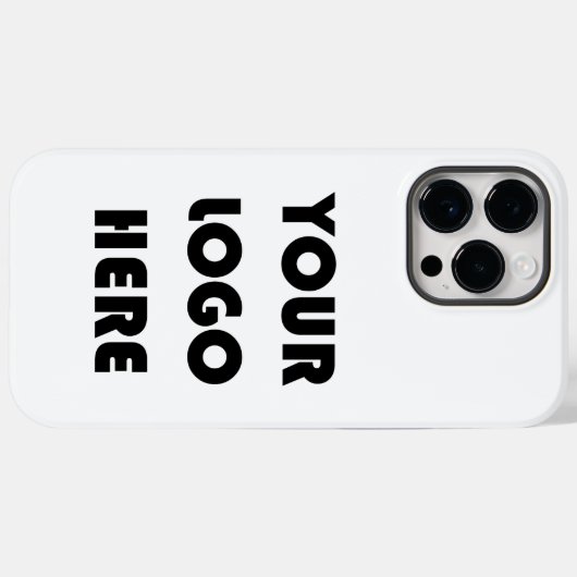 Aangepast iPhone Case, Logo bedrijf Hoesje voor iP (Achterkant (horizontaal))