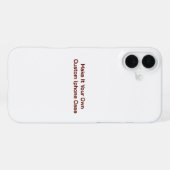 Aangepast iPhone hoesje (Achterkant horizontaal)