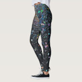Aangepast Iridiscërend Abstract Gebrandschilderd G Leggings (Links)