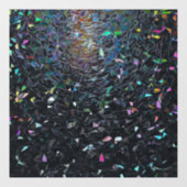 Aangepast Iridisch Abstract Gebrandschilderd Glas Raamsticker (Vel)