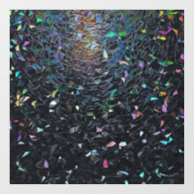 Aangepast Iridisch Abstract Gebrandschilderd Glas 