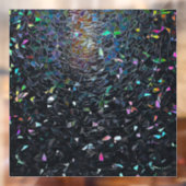 Aangepast Iridisch Abstract Gebrandschilderd Glas Raamsticker (Vel 2)