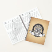 Aangepast Italiaans Geëigend Recipe Book, Cookbook Notitieboek (Binnen)