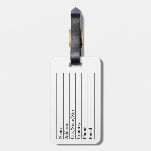 Aangepast Italië Vlag Italiaans Vlag reizen Bagage Bagagelabel (Achterkant verticaal)